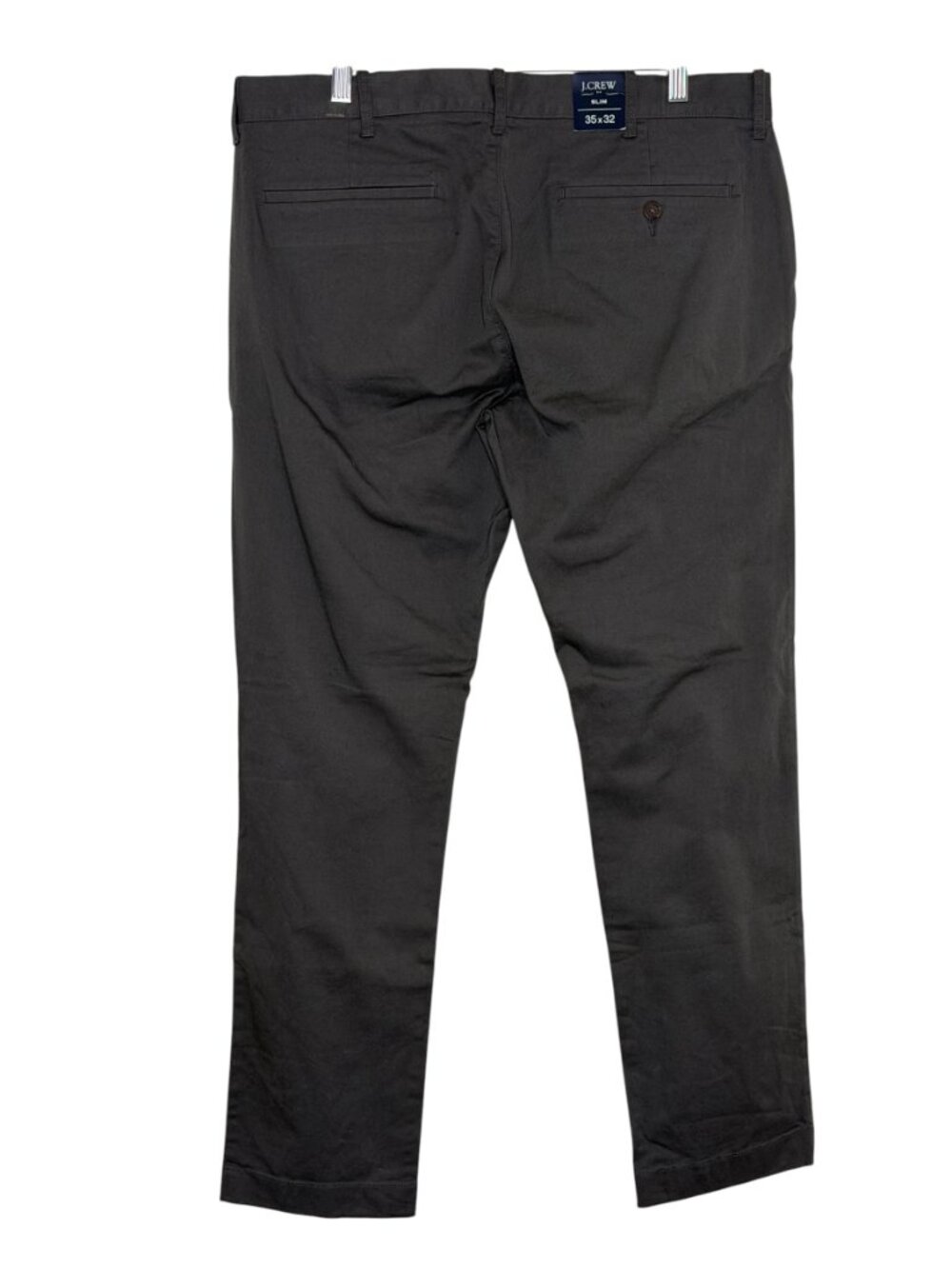 J Crew Factory Flex Slim Pants Chinos Mens Gray 35 x 32 NWT - Picture 3 of 8